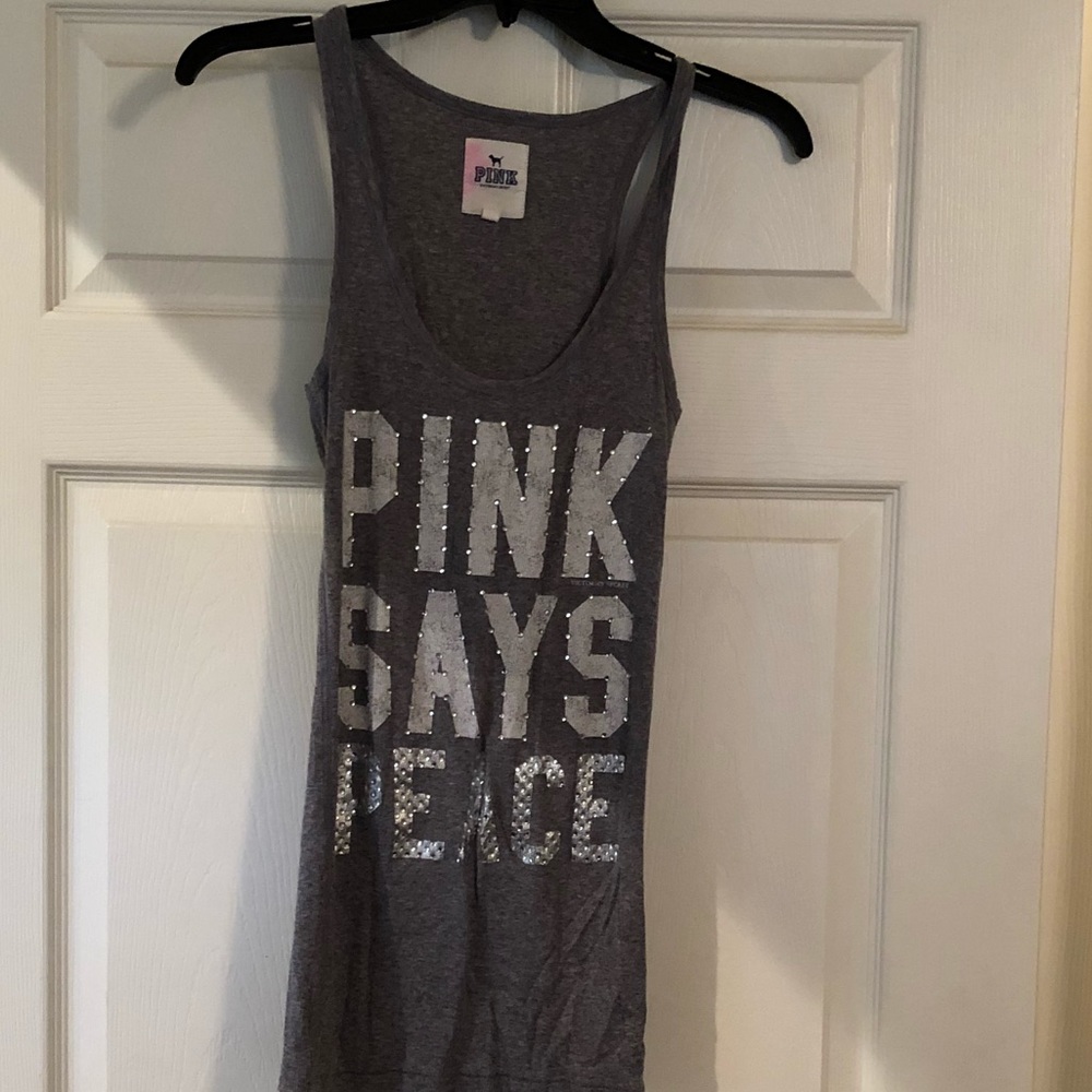 VS pink tank top